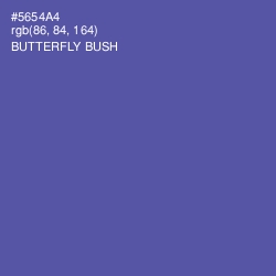 #5654A4 - Butterfly Bush Color Image